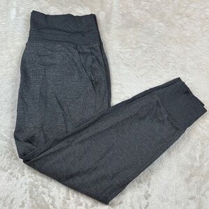 Athleta Dark Charcoal Gray Jogger Sweatpants